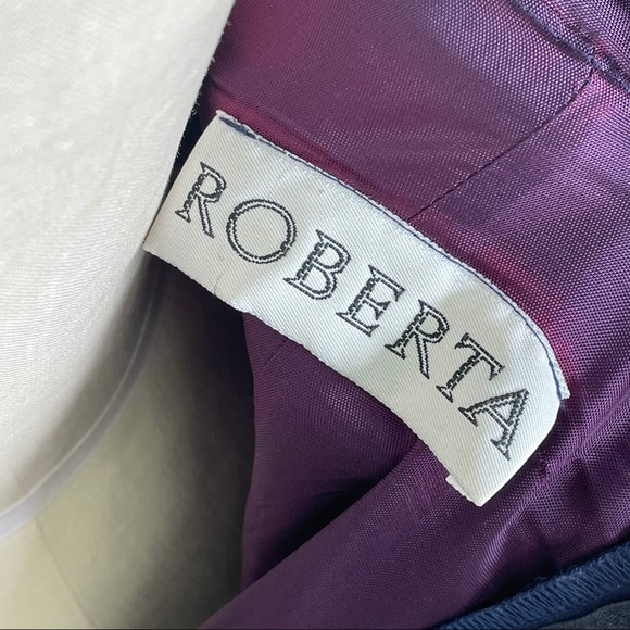 Navy A-Line Dress - Picture 5 of 5